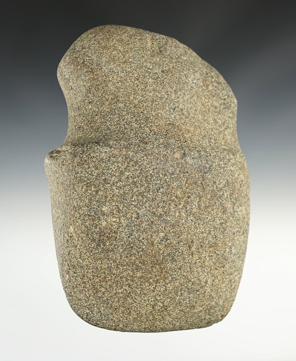 Nice 5 3/4" long Full Grooved Axe  found by C.N. Bryan in 1897 in Frederick Co., Maryland.