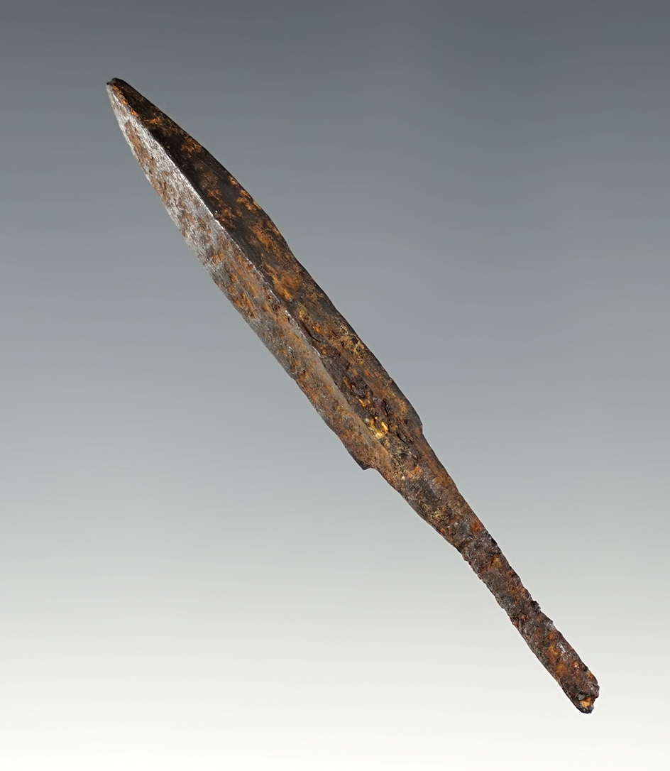 2 11/16" Roman Crossbow Arrowhead that is well patinated.