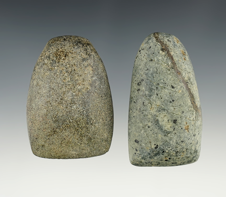 Pair of Miniature Ohio Celts in good condition. The largest is 2 1/2".