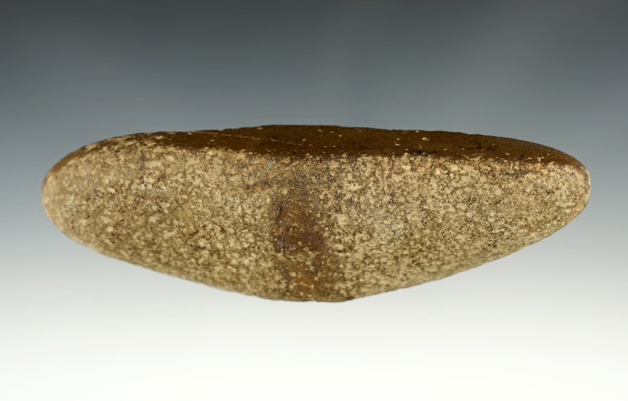 5 3/8" Preform Bannerstone found in Hocking Co., Ohio, by Lester Tolliver.