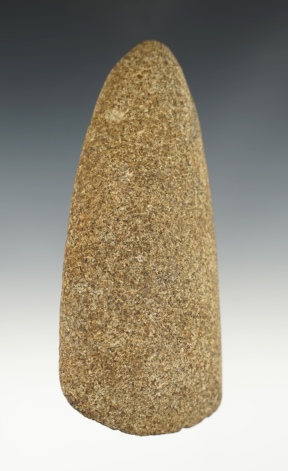 4 5/8" Hardstone Adze found by Don Beer near the Blackfork River in Ashland Co., Ohio. Ex. Hooks.