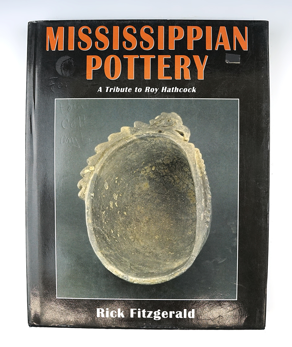 Hardcover Book: "Mississippian Pottery" by Rick Fitzgerald.