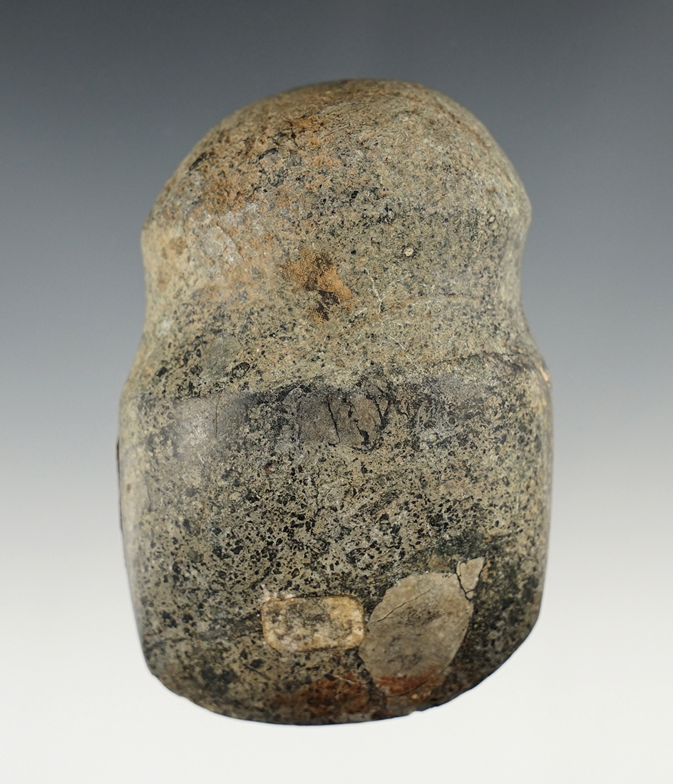 Well polished 3" long Full Grooved Axe found in the Midwestern U.S.