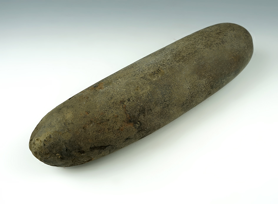 9" long Roller Pestle in good condition.  Found in the Midwestern U.S.