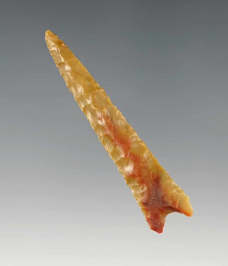 Unique 2 3/16" Jasper Drill found in Roosevelt, Washington.