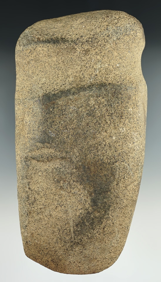 Large 7 3/4" long 3/4 grooved Axe found in Lycoming Co., Pennsylvania