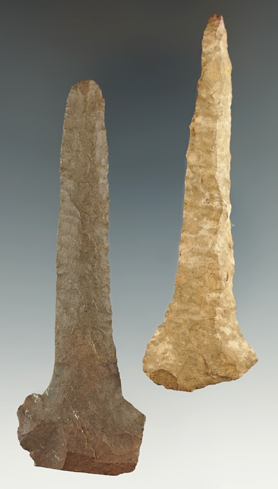 Pair of nice Tennessee Drills, largest is 3 5/8".