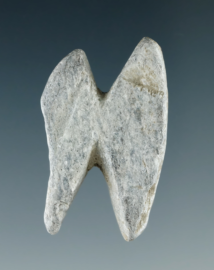 1 1/4" Uniquely styled Steatite Pendant found in Vallejo, CA.
