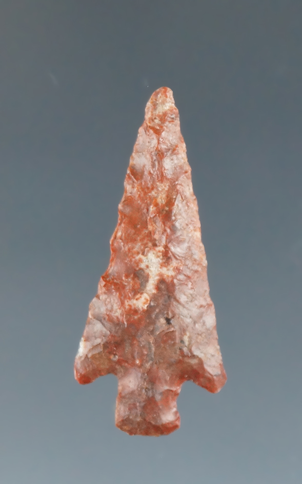1 3/16" Dolores point made from red Jasper found in San Juan County Utah.
