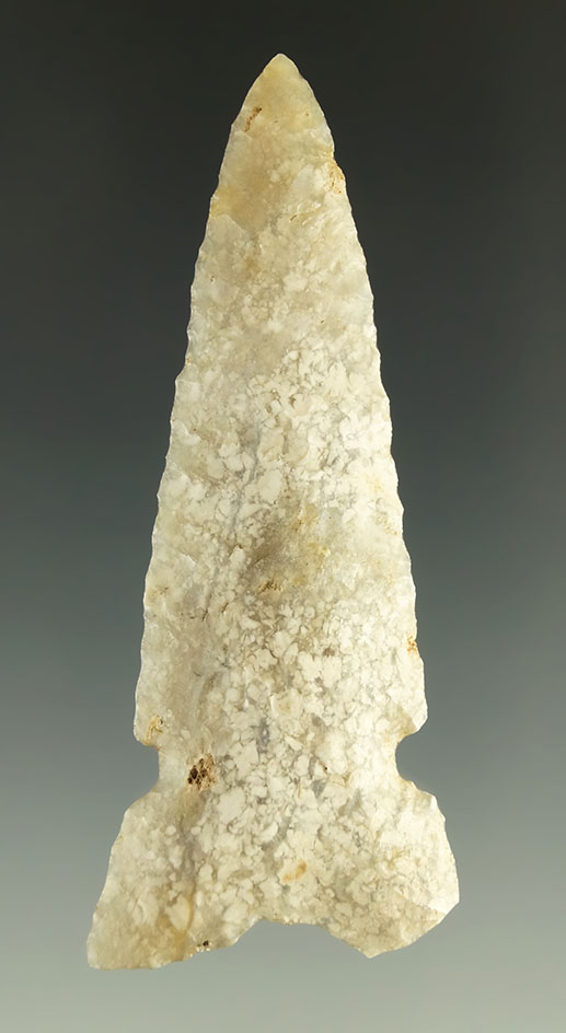 2 5/8" San Raphael made from a highly patinated agate found in southeast Colorado.