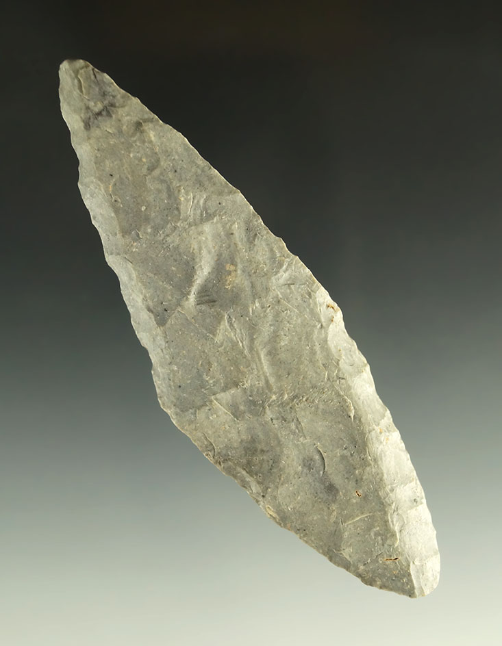 Ex. Museum! 3 15/16" Harahey Knife found in Oklahoma from the Charlie Shewey collection.