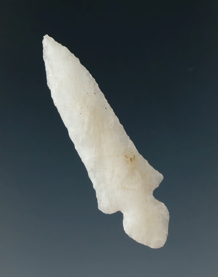 1 5/8" Hayes Point made from Novaculite, found in Pike Co., Arkansas. Comes with a COA.