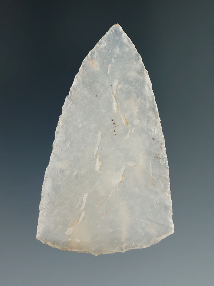 2 3/16" highly translucent agate knife found in Utah.