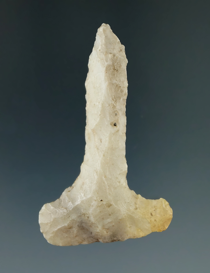 2 3/8" expanded base drill found in Dade County Missouri before 1954. Ex. H. T. Daniels, McManus.