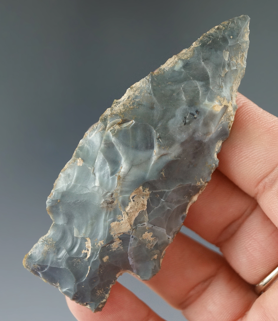 3" long stemmed knife found near a saltpeter cave in Searcy County Arkansas.