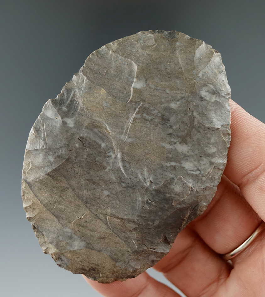 2 13/16" Onondaga Flint Blade found in Michigan.