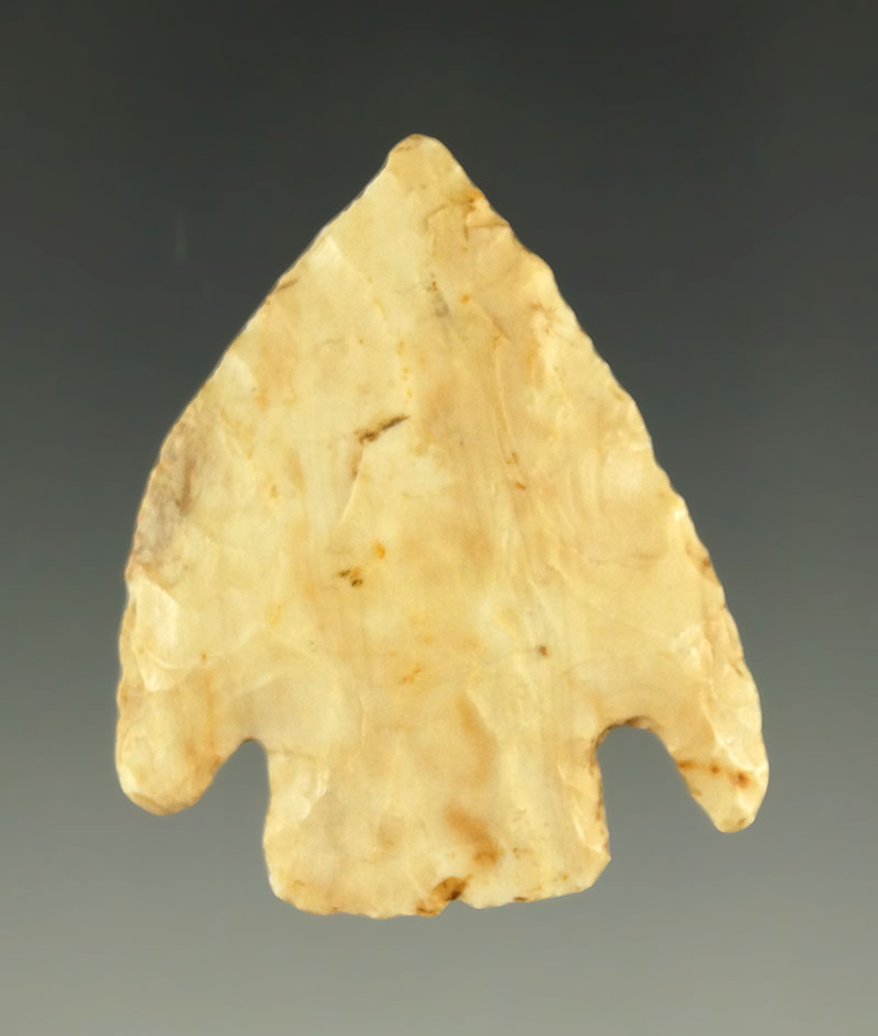 1 5/8" Basal Notch Knife found in Kansas.