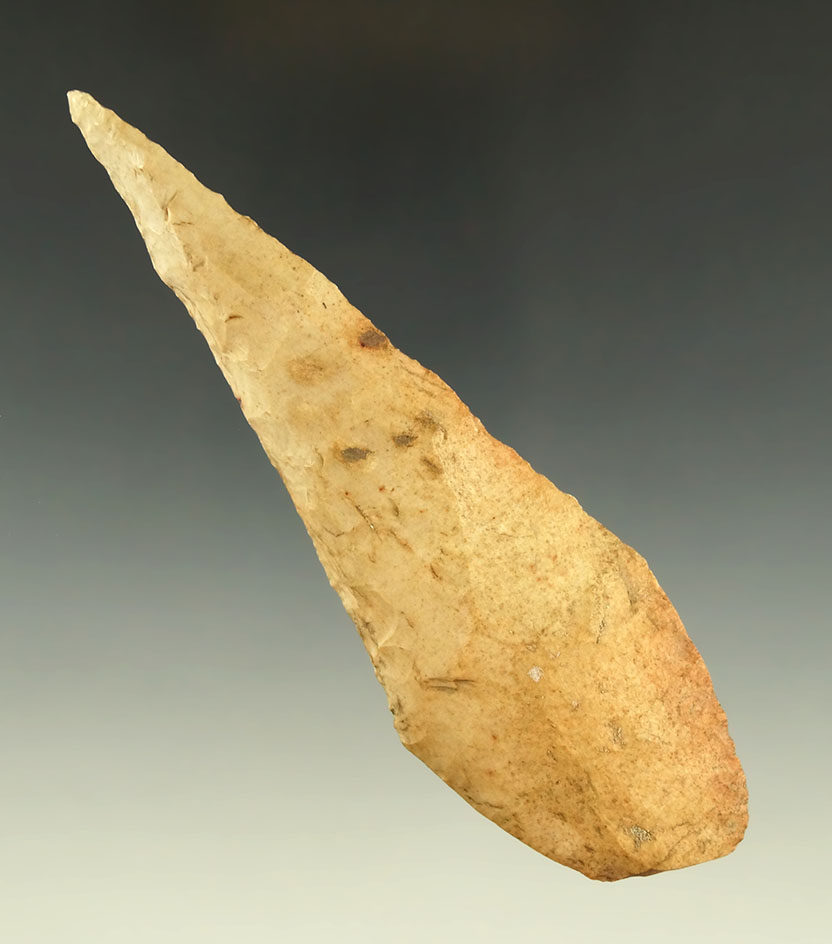 5" beveled Cobbs Knife/Drill found in Illinois.