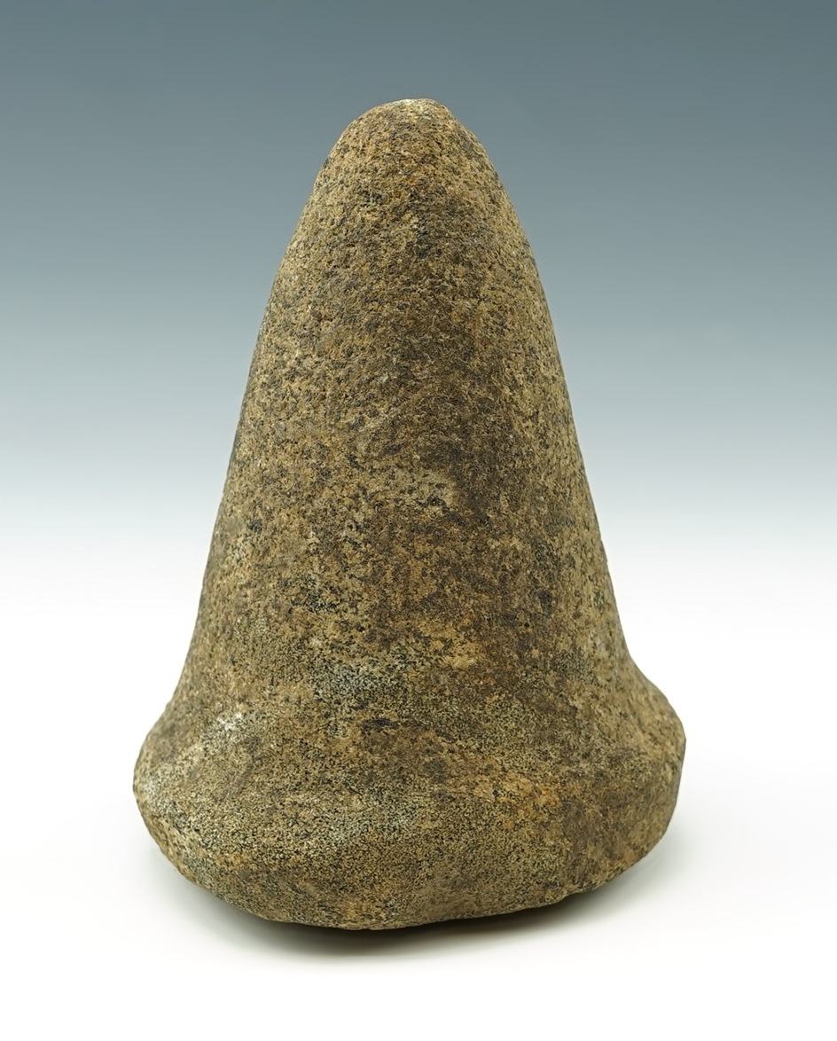 Exceptional 4 1/4" tall Bell Pestle made from hardstone found in the Midwest.