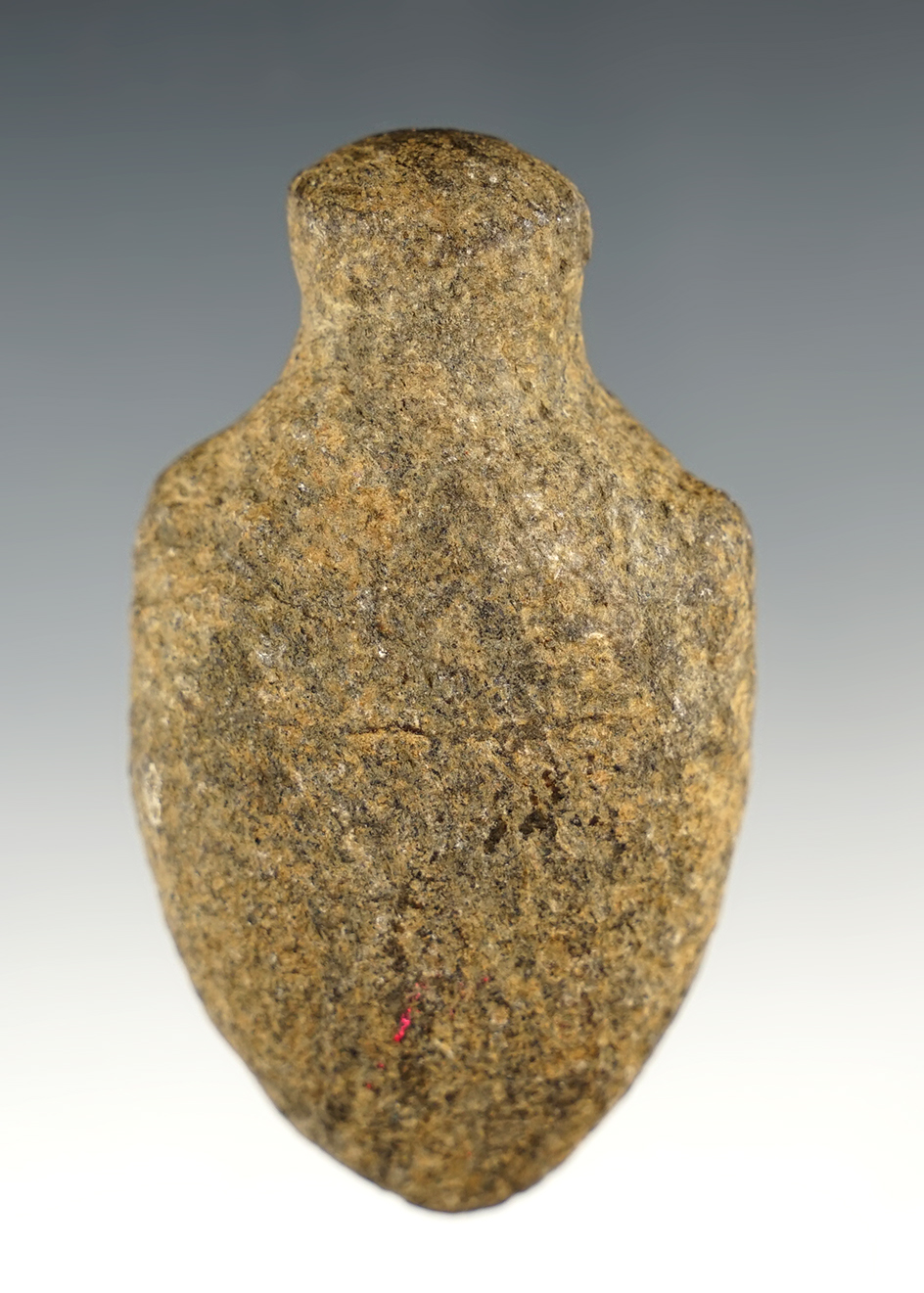 Fine 3 1/16" Hardstone Plummet found in Massachusetts. Comes with a Butler COA.