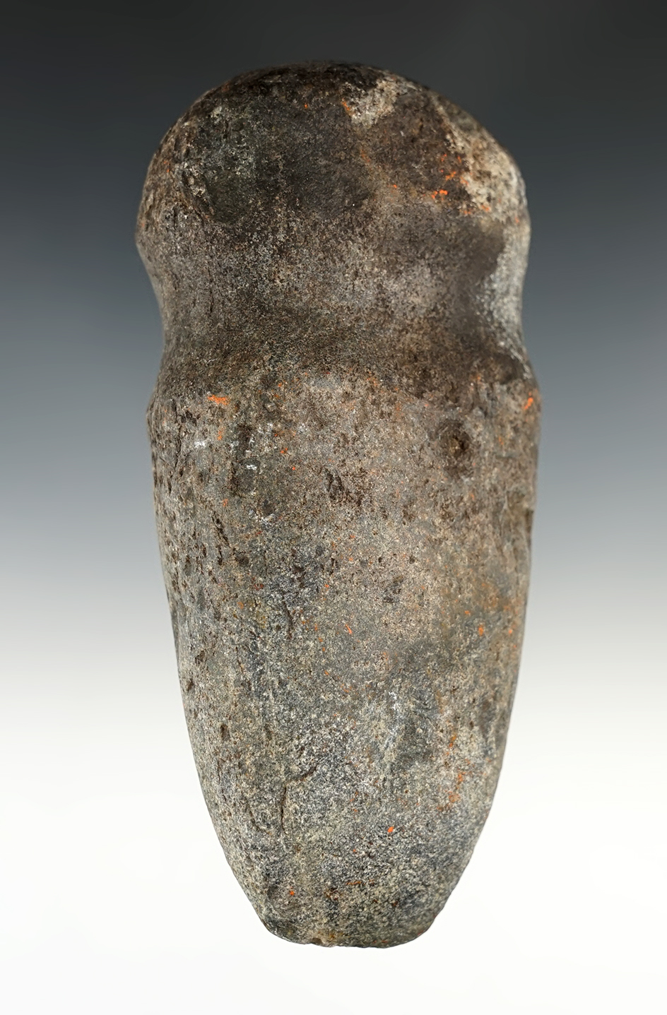 5 1/4" long Full Grooved Axe that is nicely patinated. Found in New Mexico.