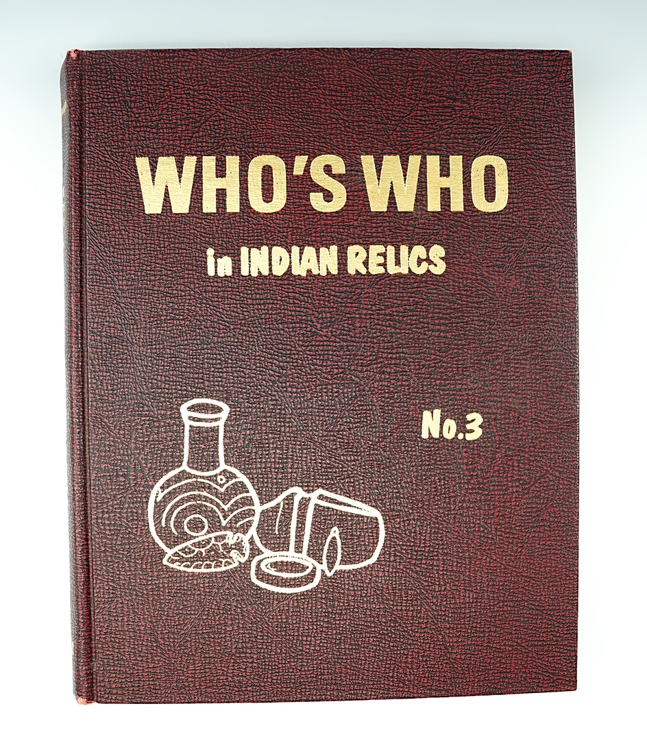 Hardcover Book: "Who's Who in Indian Relics" No. 3, 2nd edition. In good condition.