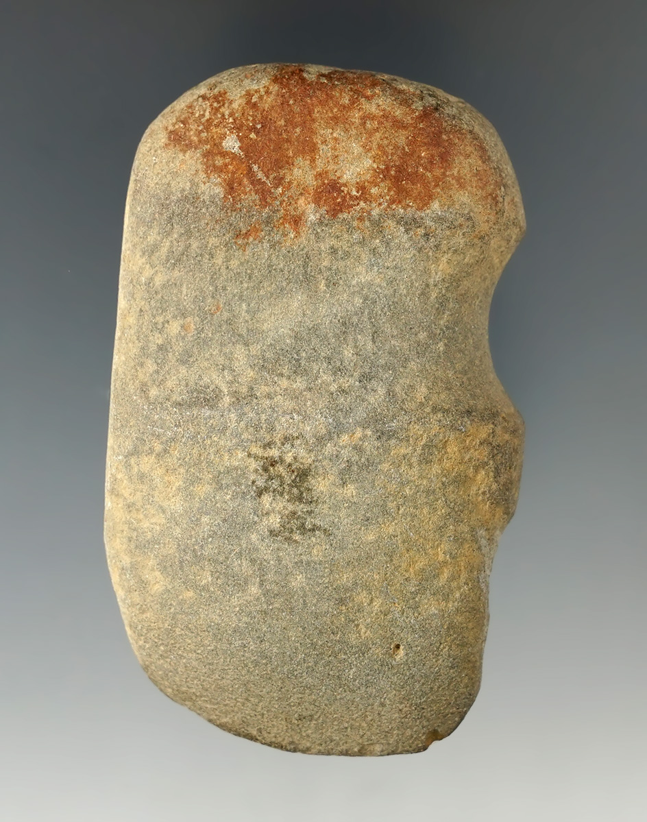 3 1/8" long 3/4 Grooved Axe found near Safe Harbor, Lancaster Co., Pennsylvania.