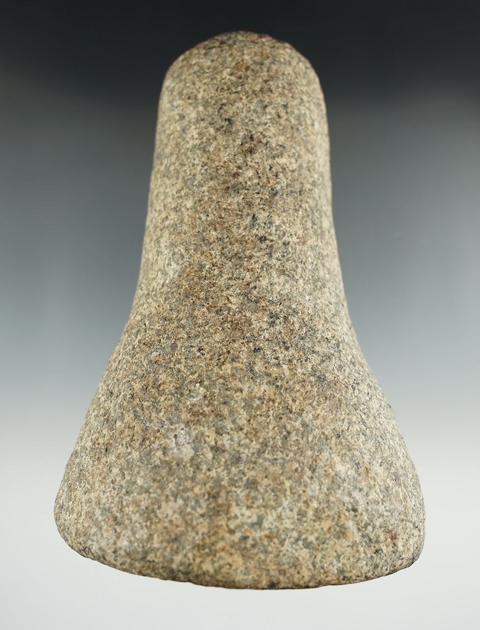 Nicely styled 5 5/16" Hardstone Bell Pestle in excellent condition.