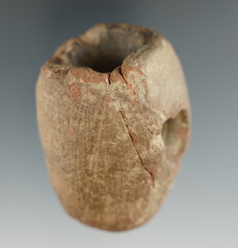 2 3/16" Sandstone Pipe found in Ohio.