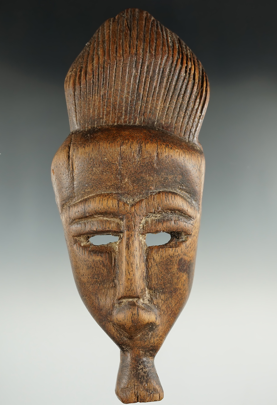 7 3/4" Tall 19th Century "passport mask" from the Ivory Coast.