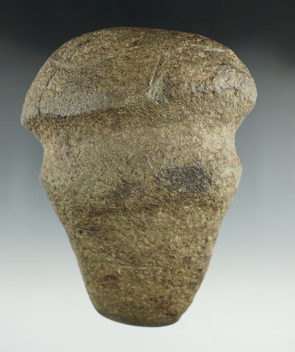 5 3/4" Full Grooved Miami River Axe found by Randy Carr in Madison Co., Indiana near Pendleton.