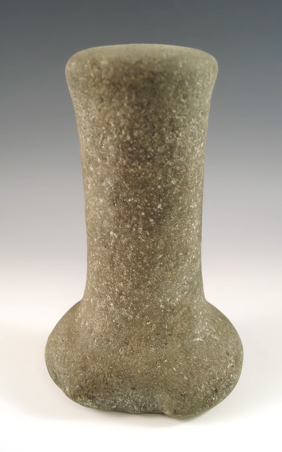 6 1/4" Tall Bell Pestle found in Huron Co., Ohio. Ex. Vietzen Museum, Len Weidner collection.