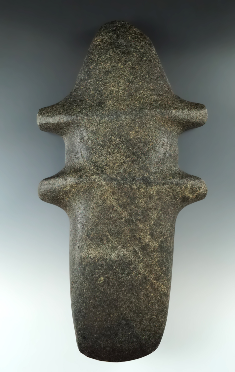 9 1/2" Michigan Barbed Axe in excellent condition with no damage or restoration. Ex. Phil Waigle.