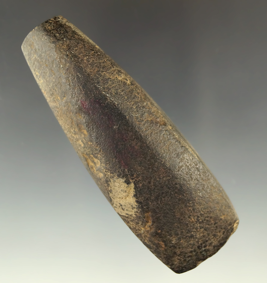 3 1/2" Hardstone hand chisel that is nicely styled with a good bit area - Midwest. Ex. Lewis Eulert.