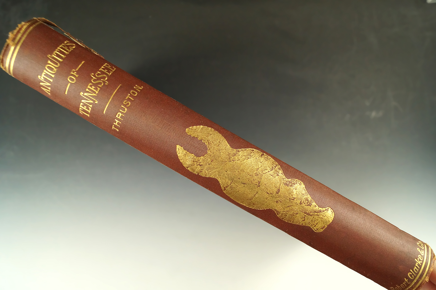 Rare First Edition 1890 Hardcover! "Antiquities of Tennessee" by Thurston. From the personal book co