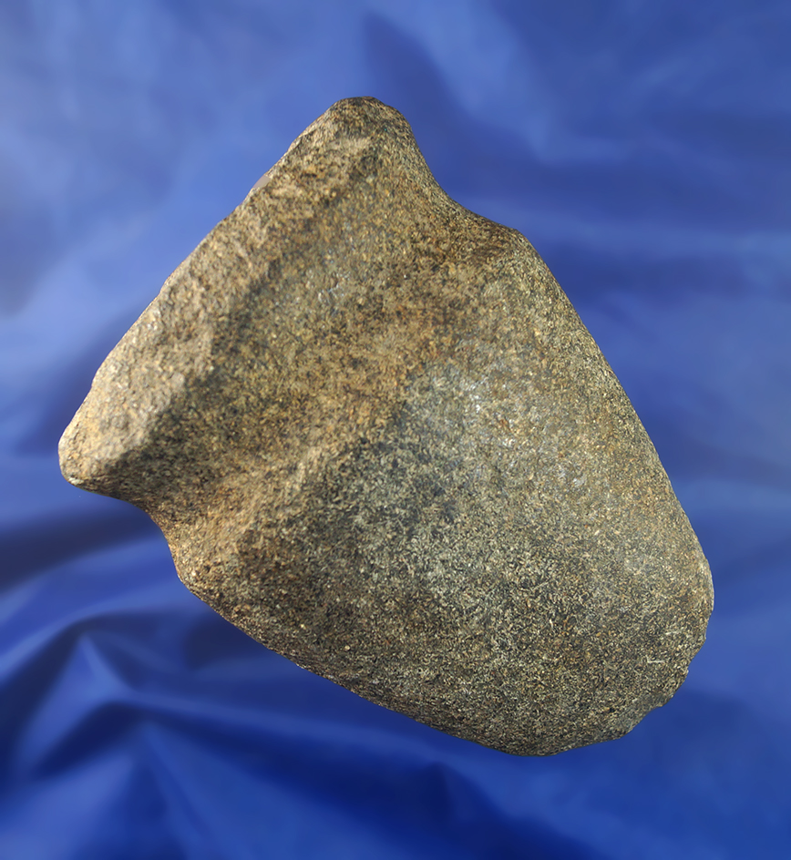 4 5/16" full grooved archaic Axe found in the Marshall/Peoria counties Illinois area by Myles Goddar