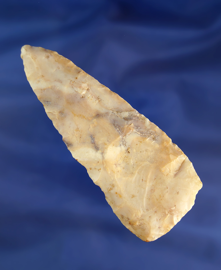 3 11/16" Flint Ridge Flint Blade found in Pennsylvania.