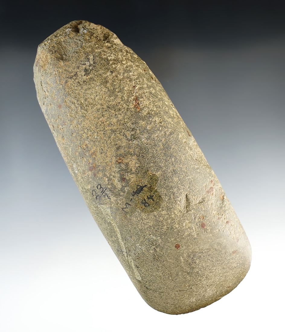 6 5/16" Long Woodland Adze made from Hardstone, found in Kentucky.  Bennett COA.