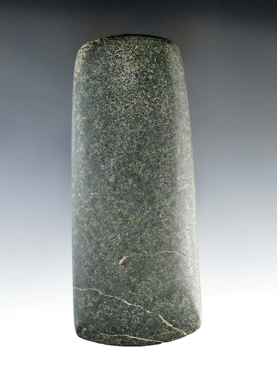 4 1/4" Well styled and highly polished Hardstone Celt found in Kentucky.