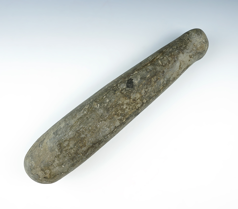 11 3/4" Phallic Effigy Pestle found in the Maryland area.