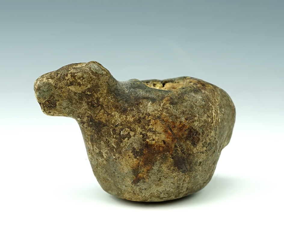 1 11/16" tall Llama Canopa found in Peru.