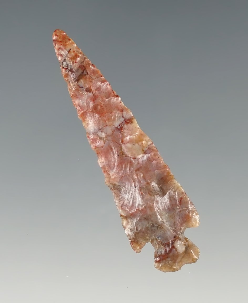 Nice 1 5/8"Agate Rose Springs found in Utah. Ex. Robert Roth.