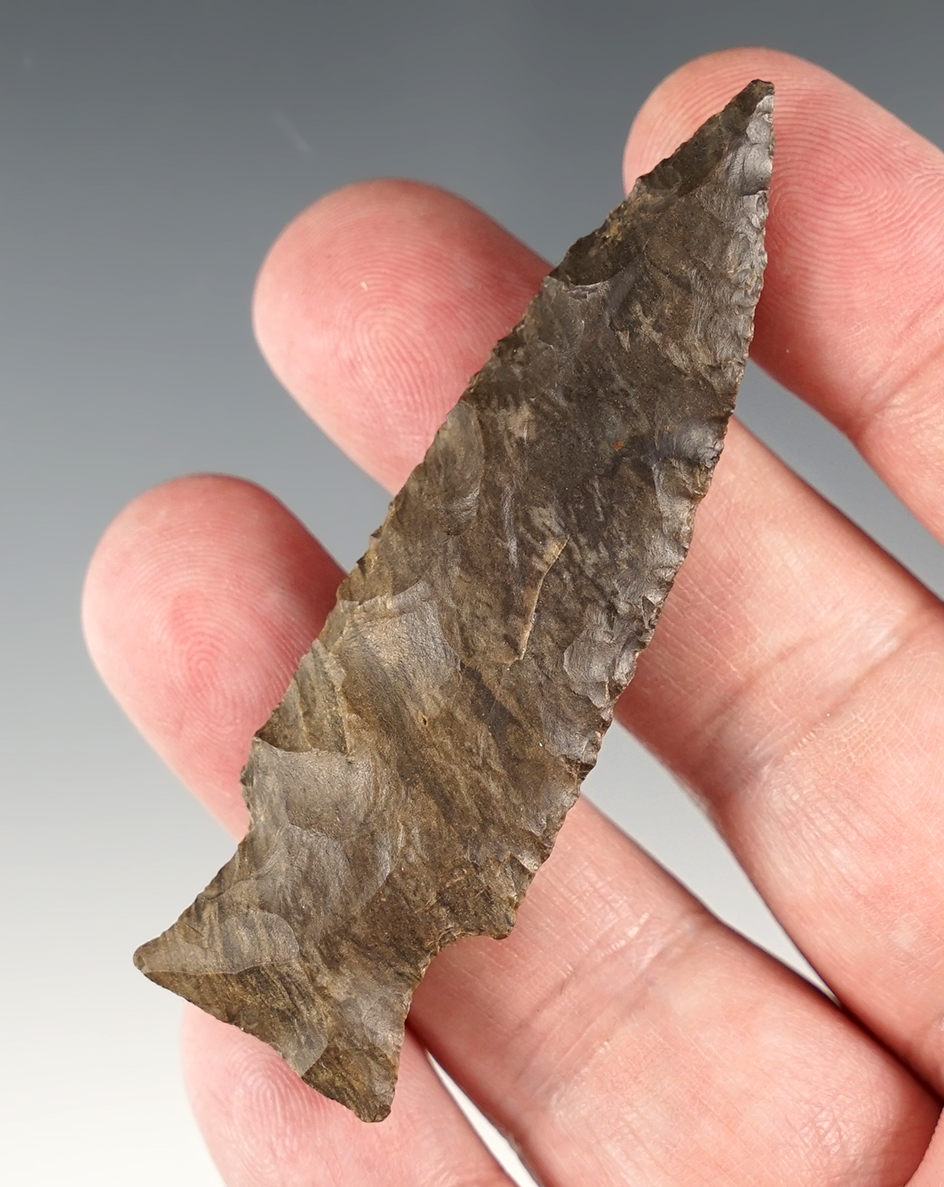 Well made 2 7/8" Bakers Creek found in Hardin Co., Tennessee.