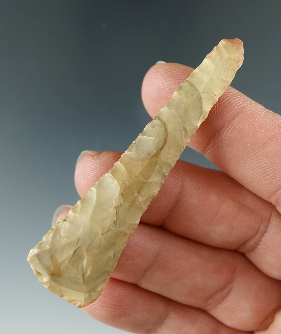 2 5/8" Expanded Base Drill found in Marion Co.,  Ohio. Ex. Bill Horne, Bob Johnson.