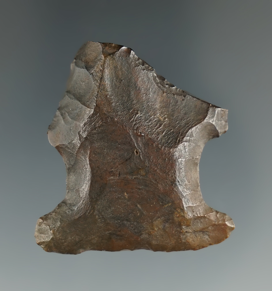 1 3/4" Edgefield Scraper that is nicely patinated found in Alachua Co.,Florida.