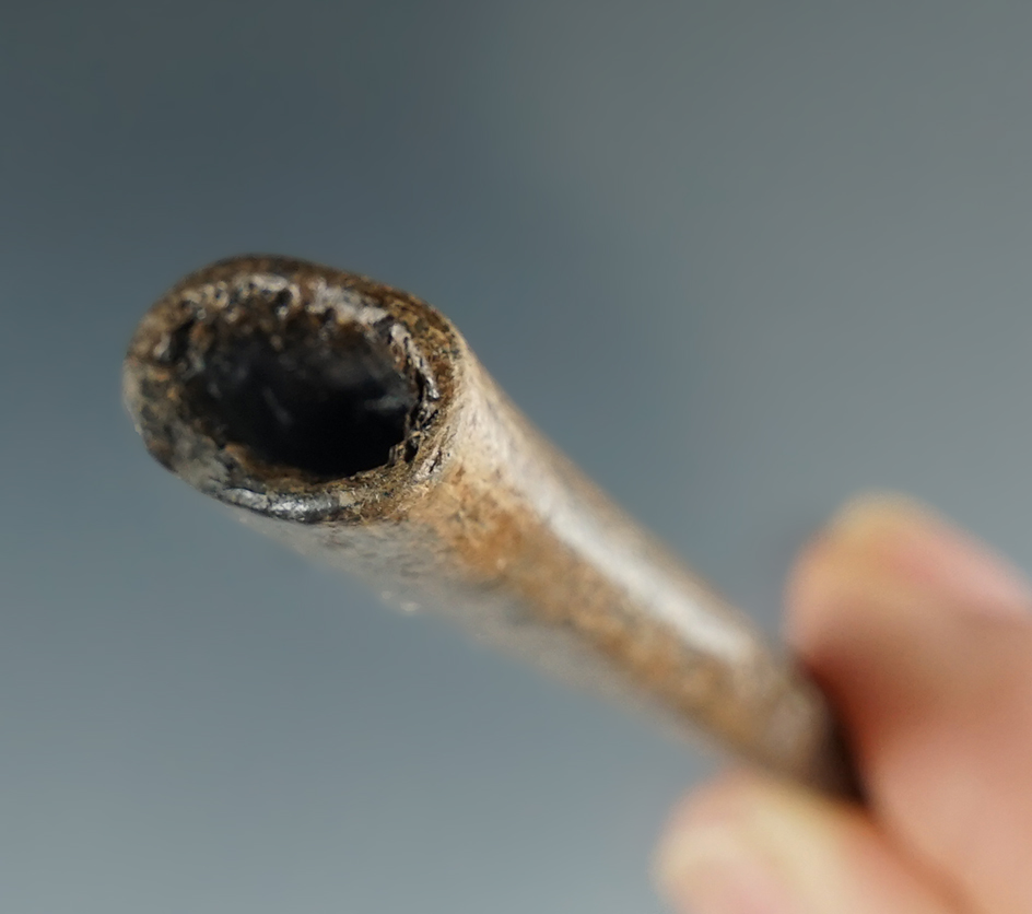 3 3/8" River patinated bone projectile point found in Columbia Co.,Florida.