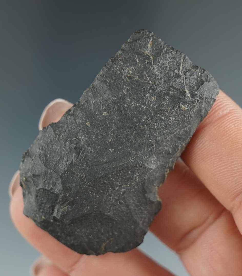 2" Alberta Blunt made from basalt found in the Great Basin area. Ex. Jim Hogue collection.