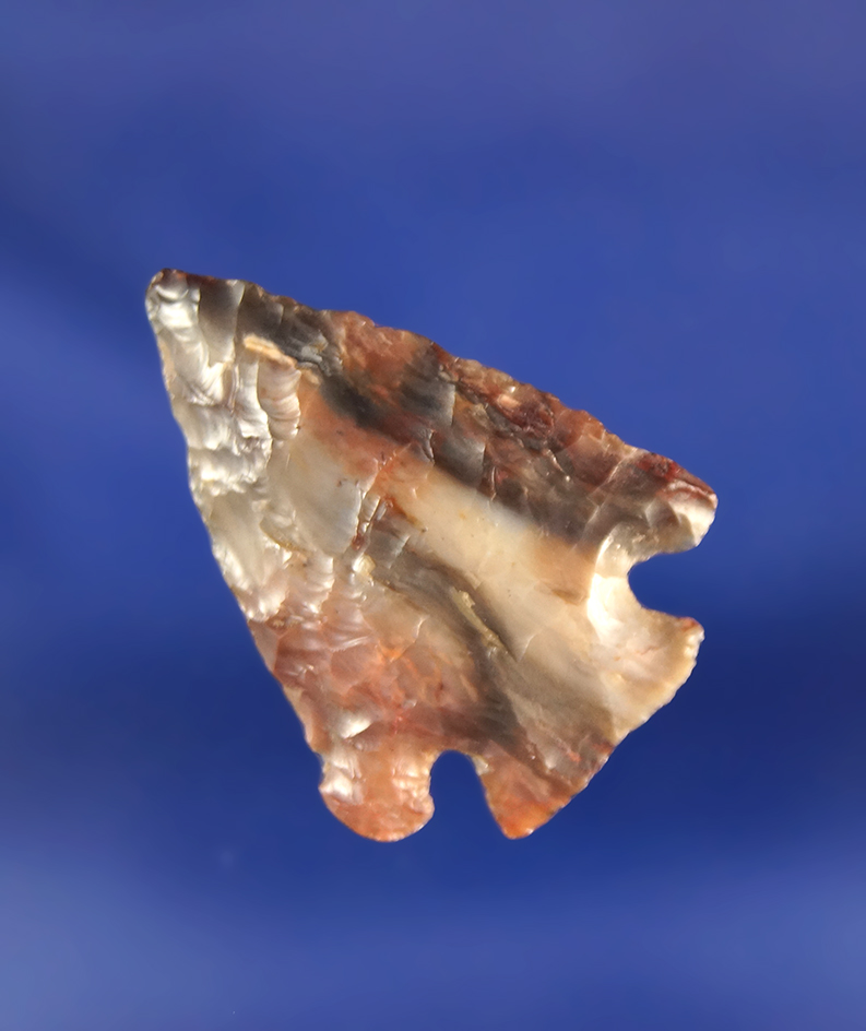 1 1/8" Hells Canyon - beautifully banded multicolored agate found in Klickitat County Washington