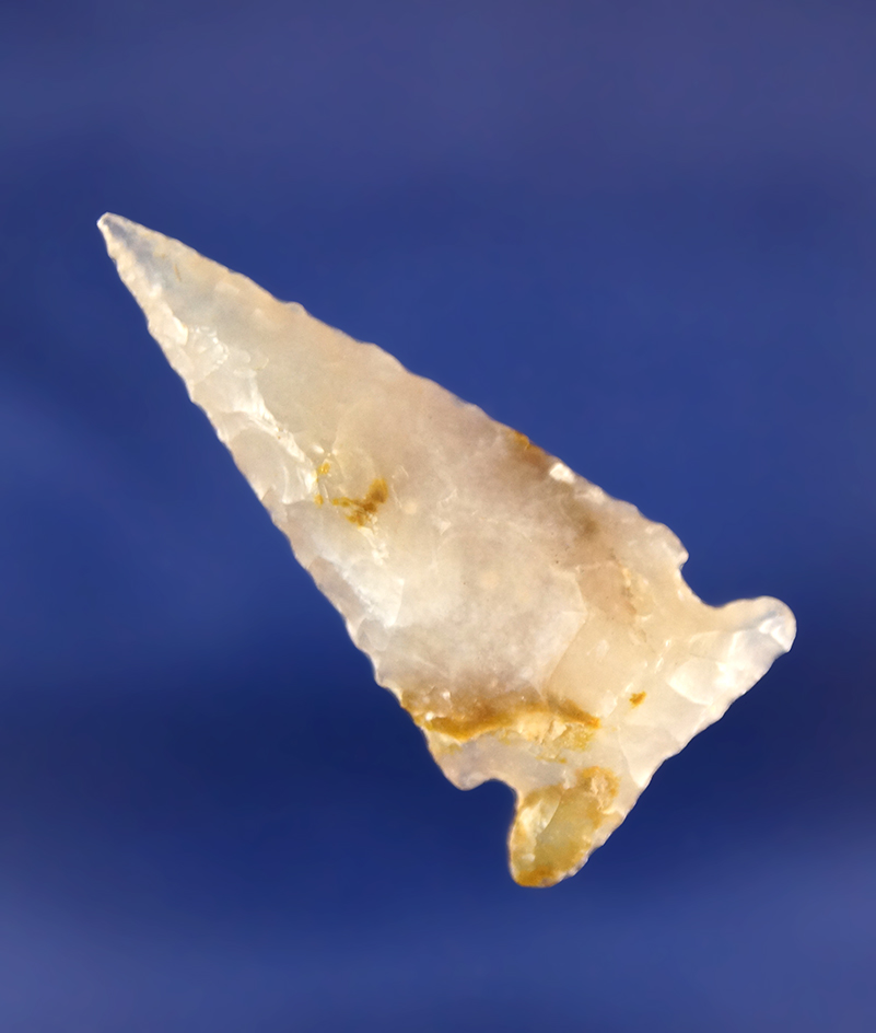 Well styled 1 7/16" translucent Sidenotch found near Sunningdale, Klickitat County Washington.