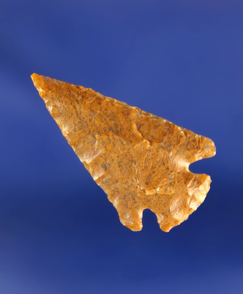 1 and" Rose Springs Cornernotch found in Nevada made from attractive Jasper. Ex. R. D. Mudge